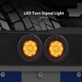 G-plus 2pcs Amber 2 Inch Round 9 Led Side Marker Lights Truck Trailer Lamp Fit For Most 12v Trailers Buses Trucks Lorries Rvs