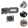 Gadpiparty 2pcs Lock Heavy Duty Door Hasp Safety Clasp Buckle Bolt Latches Cupboard Securitys Hasp Latch Furniture Accessories