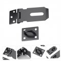 Gadpiparty 2pcs Lock Heavy Duty Door Hasp Safety Clasp Buckle Bolt Latches Cupboard Securitys Hasp Latch Furniture Accessories