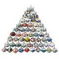 Zoyas 10 Knobs Assorted Rare Hand Painted Ceramic Cabinet Drawer Pull Pulls 20 