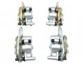 M Mati Front Rear Left Right Brake Calipers All Four For Yamaha Side By Rhino 700 Yxr700 2008-2013 5b4-2580t-01-00