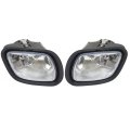 Fog Light Assembly Pair For Freightliner Cascadia 2013 To 2017 Fits Fl2592105 A06-51908-004 A06-51908-005 Driver And Passenger 