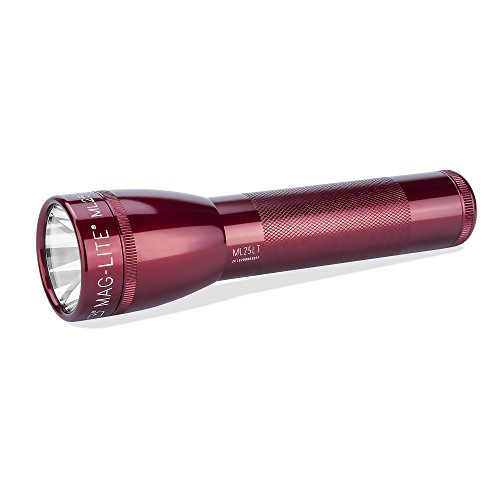 Ml25lt Led 2 Cell C Tactical Flashlight Red Aluminum Adjustable Beam And Candle Mode Ml25lt-s2036