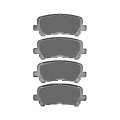 Front Brake Pads For Honda Ridgeline 2017 2025 Mechanical Pad Wear Sensor 4 46 Inner Width 1 94 In Height 4000 Hybridynamic 