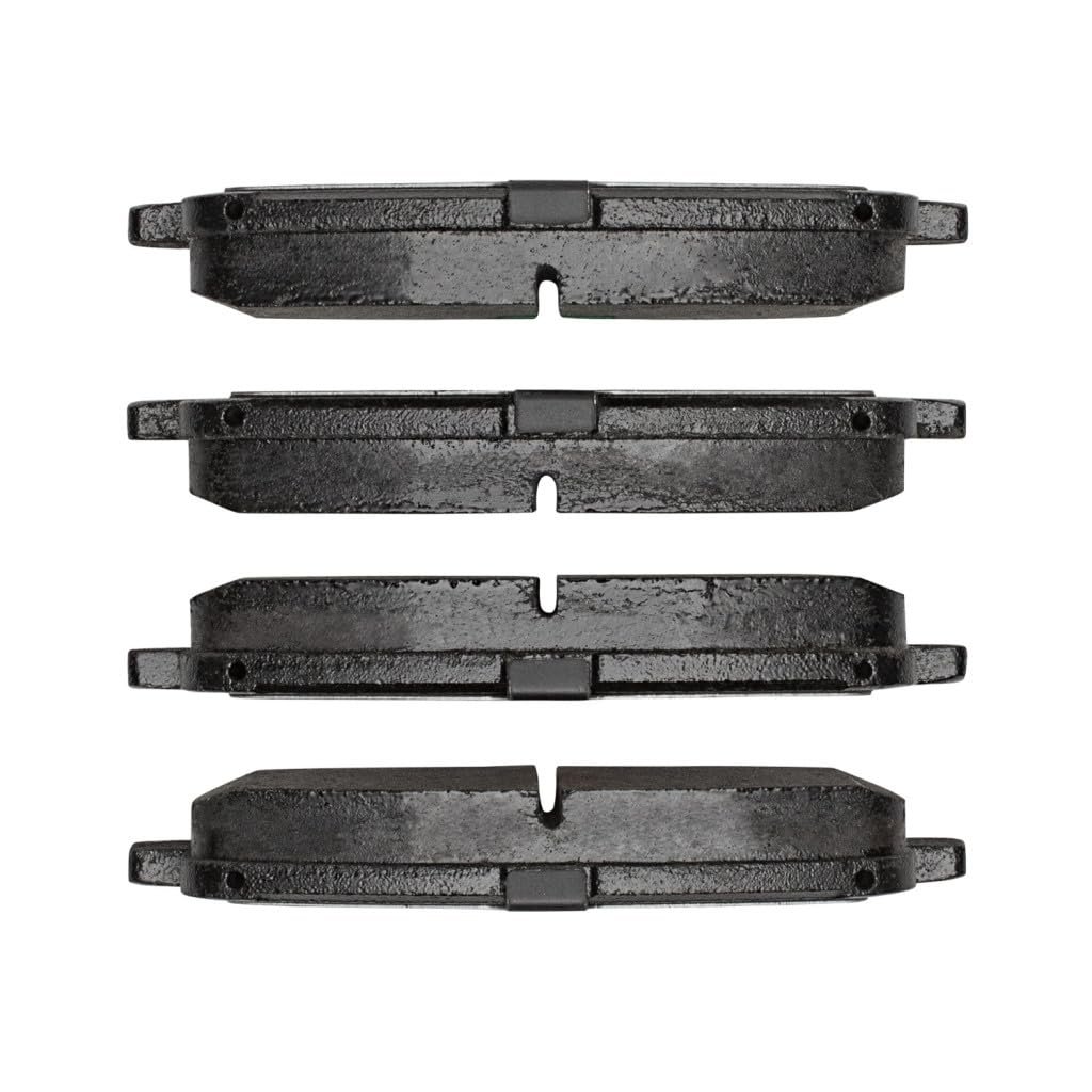 Front Brake Pads For Honda Ridgeline 2017 2025 Mechanical Pad Wear Sensor 4 46 Inner Width 1 94 In Height 4000 Hybridynamic