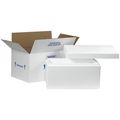 Aviditi Insulated Carton With Foam Shipping Kit 17 X0 8 1 4 White For Temperature Sensitive Items 1 