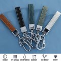 Zipelo Car Keychain Microfiber Leather Chain Universal Auto Key Holder With 360 Degree Rotatable Anti-lost D-ring Screwdriver