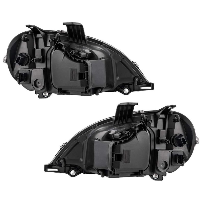 Headlight Assembly For 96-04 Freightliner Columbia Models Cleara Lensa Chrome Housinga Ambera Reflector Driver Passenger Side
