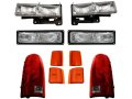 Headlight Tail Light Parking Corner Kit 10 Piece For 1994-1999 Gmc C1500 