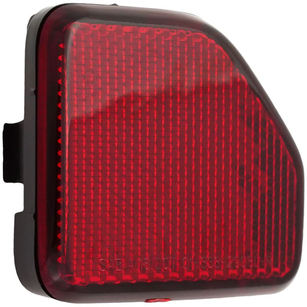 Rear Reflector Assembly For Jeep Wrangler Jl 2018 Driver Side Molded Bumper Capa Replacement Ch1184108 And 68281937ab