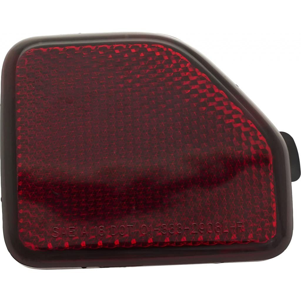 Rear Reflector Assembly For Jeep Wrangler Jl 2018 Driver Side Molded Bumper Capa Replacement Ch1184108 And 68281937ab