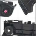 Lx1043106 Front Bumper Cover Support Brackets For Lexus Ct200h 2011-2017 Passenger Right Side Polished Black 