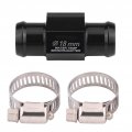 Water Temp Joint Pipe Temperature Sensor Gauge Radiator Hose Adapter Blue 28mm