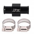 Water Temp Joint Pipe Temperature Sensor Gauge Radiator Hose Adapter Blue 28mm