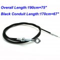 Tc-motor Enhanced Throttle Cable 75 Long With 67 Casing 8251 For American Sportworks Manco Go Kart Cart