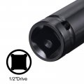 Uxcell 1 2 Drive By 16mm Deep Impact Socket Heat-treated Cr-v Steel 3 15 Length 6-point Metric Sizes Pcs