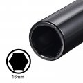 Uxcell 1 2 Drive By 16mm Deep Impact Socket Heat-treated Cr-v Steel 3 15 Length 6-point Metric Sizes Pcs