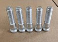 5pcs M14x1 50 Wheel Stud Bolts 610-615 0 62 In Knurl 2 35 Length For 2011-2024 Dodge Durango 2012-2025 Ram 1500 2011-2021 Jeep
