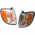 Front Turn Signal Light Assembly Pair For Toyota Tundra 2000 2004 Driver And Passenger Side Dot To2530135 To2531135 Extended 