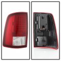 Acanii For Incandescent Type 2009-2018 Dodge Ram 1500 10-18 2500 3500 Red Clear Led Tube Tail Lights Brake Lamps Set Exotic V2