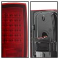 Acanii For Incandescent Type 2009-2018 Dodge Ram 1500 10-18 2500 3500 Red Clear Led Tube Tail Lights Brake Lamps Set Exotic V2