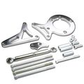 Dna Motoring Abkrc4306 Aluminum Alternator Power Steering Bracket For 79-95 Ford Mustang 