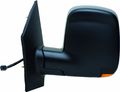 Driver Side Mirror For Chevy Express And Gmc Savana Full Size Van Textured Black With Turn Signal Foldaway Heated Power Model 