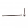 Prime-line Machine Screw Round Head Slotted Phillips Combo 8-32 X 2 In Grade 18-8 Stainless Steel Pack Of 20
