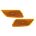 Front Marker Light Pair For 2000 To 2005 Ford Focus Driver And Passenger Side With Bulbs Fo2550134 Fo2551134 2s4z 15a201 Aa Ab 