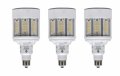 Ge Case Of 3 Led 93125012 Omni-directional 50 Watt 3000k 7500 Lumens E26 Base Hid Replacement50ed23 5m 730 Led Corncob Light