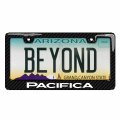 Ipick Image For Chrysler Pacifica Black Real Carbon Fiber Finish Abs Plastic License Plate Frame