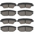 Aintier Automotive Replacement Brake Pads Front Rear Fit For Subaru Impreza 2008-2011 For Legacy 2005-2013 Outback