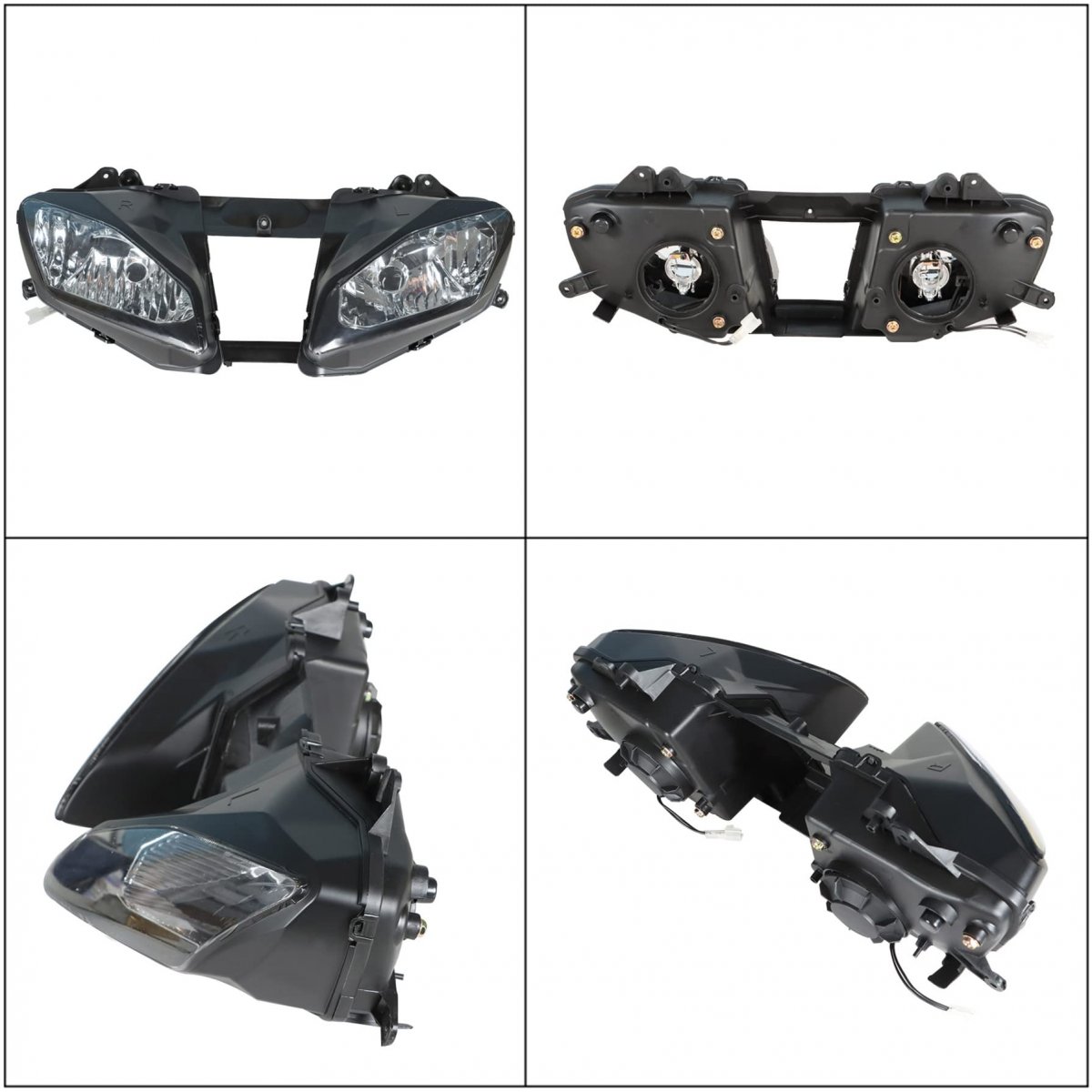 Front Headlight Motorcycle Headlamp Replacement For Yamaha Yzf R6 2008-2016