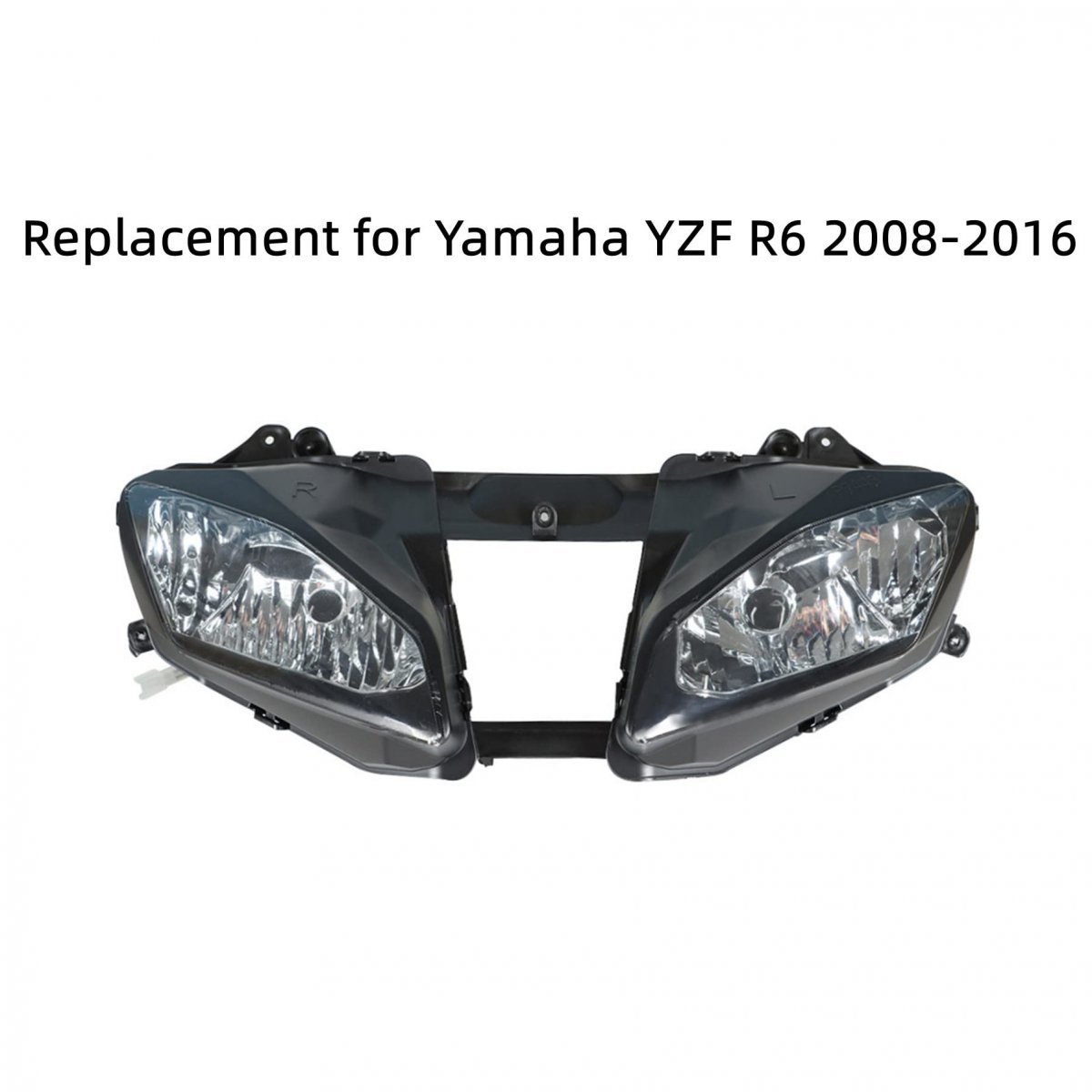 Front Headlight Motorcycle Headlamp Replacement For Yamaha Yzf R6 2008-2016