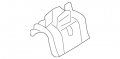 Volkswagen 1k0853493 Genuine Oem Rocker Molding Adapter
