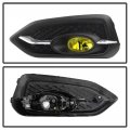 Acanii For 2014-2015 Honda Civic 2-door Coupe Yellow Fog Lights Bumper Lamps W Switch Bulb Assembly Driver Passenger