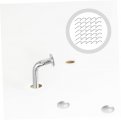 Childweet 100pcs Pallet Rack Drop Pin J Clip Accessory Tray Heavy Duty Shelving Sign Diy Racks Shelves Units Bolts Safety Punch
