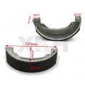Rear Brake Shoe For Kymco Zing Ii 125 E3 And Honda Trx250te Recon Es H340