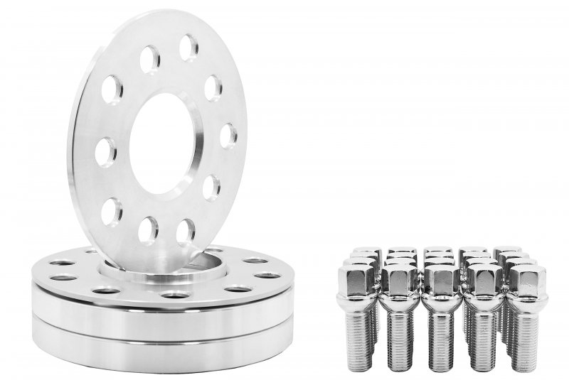 4pc Staggered Wheel Spacers 5x112 3 Mm 15 Thick 66 56 Hub Centric Chrome Ball Seat Bolts 09-2019 A4 A5 A6 A7 A8 All Road S4 S5