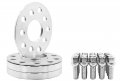 4pc Staggered Wheel Spacers 5x112 3 Mm 15 Thick 66 56 Hub Centric Chrome Ball Seat Bolts 09-2019 A4 A5 A6 A7 A8 All Road S4 S5 