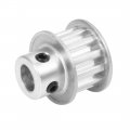 Uxcell Aluminum 12 Teeth 8mm Bore 5 08mm Timing Belt Pulley For 10mm