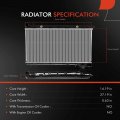 A-premium Engine Coolant Radiator Assembly Compatible With Subaru Forester 2003 2004 2005 2006 2007 2008 Automatic Manual