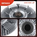 A-premium Engine Cooling Fan Clutch Compatible With Ford Explorer 1996-2001 Mercury Mountaineer V8 5 0l Ohv Replace F67z8a616na