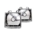 Pair Park Signal Lights For 1983 To 1988 Chevy Blazer Driver And Passenger Side Unit With Quad Headlamps Replaces 918045 918046 