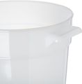Carlisle 080002 Bains Marie Round Storage Container Only 8 Quart White 