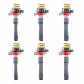 Blpextrm Ignition Coil Pack Of 6 Replacement For All Series 1994-2005 X5 330 E46 More Replace Uf354 C1239 Red 