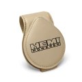 Hemi Powered Beige Faux Leather Magnetic Sunglass Holder Car Sun Visor Mount Clip Official Licensed 2 5 In X 3 38