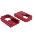 Front Tow Hooks Car Hook Ring Left Right Side Red High Strength Replacement For 2024-202 