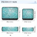 Odawa Glow Blue Glittering Car Seat Belt Cover Protector Soft Comfort Cushion Shoulder Strap 2 Pcs Seatbelt Helps Protect Your