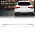 Bumper Face Bar Trim Molding Step Pad Rear For Benz Glc300 Submodel 4matic Base 2016-2019 Fit Models With Amg Styling Package
